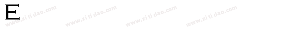 Engraver-Light Italic字体转换